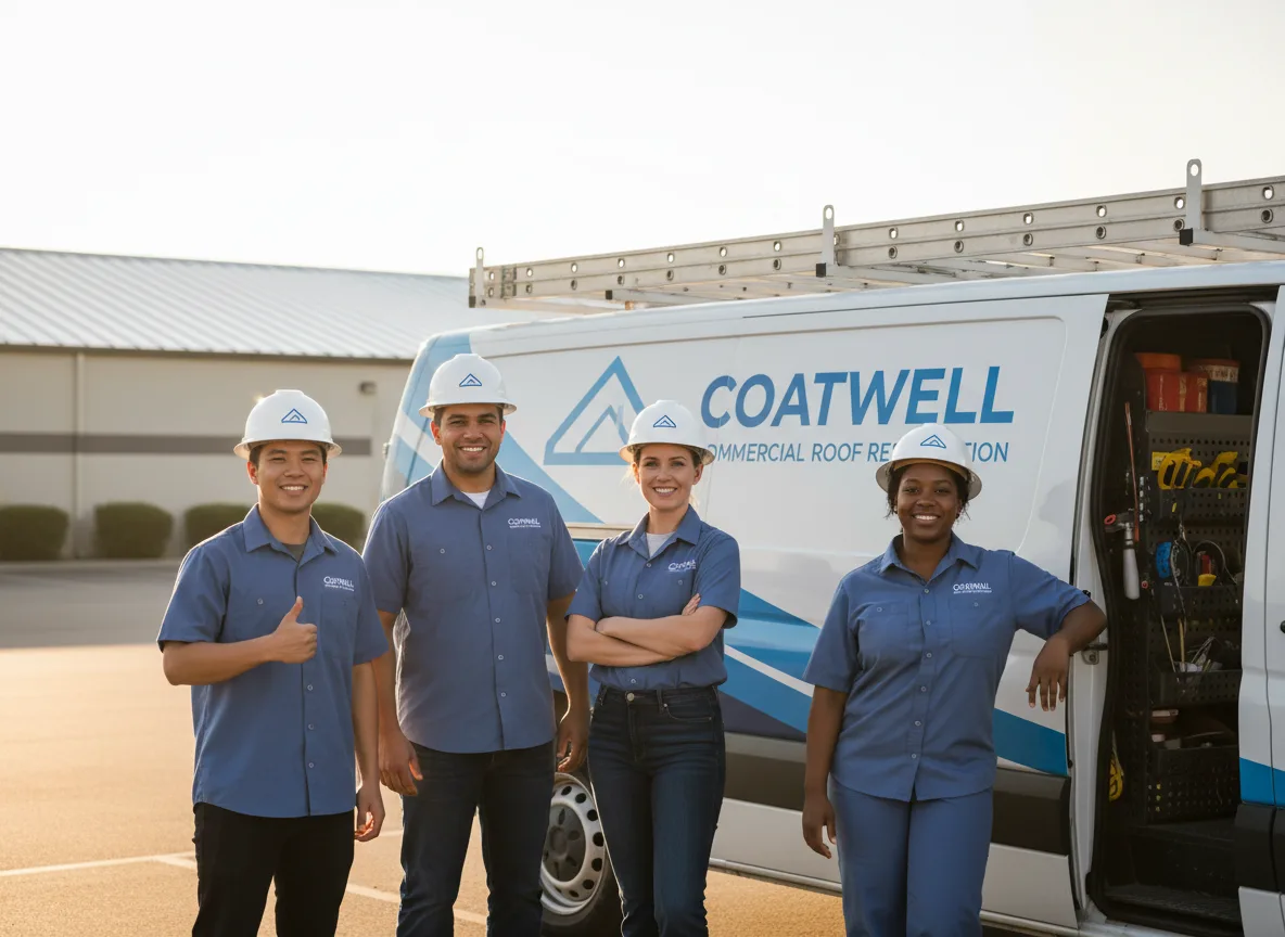 Commercial roof coating company in Wallis, TX